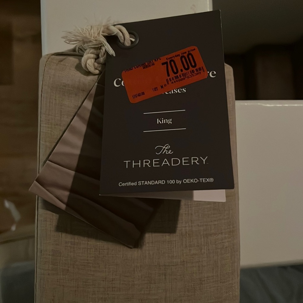 The Threadery king pillowcases